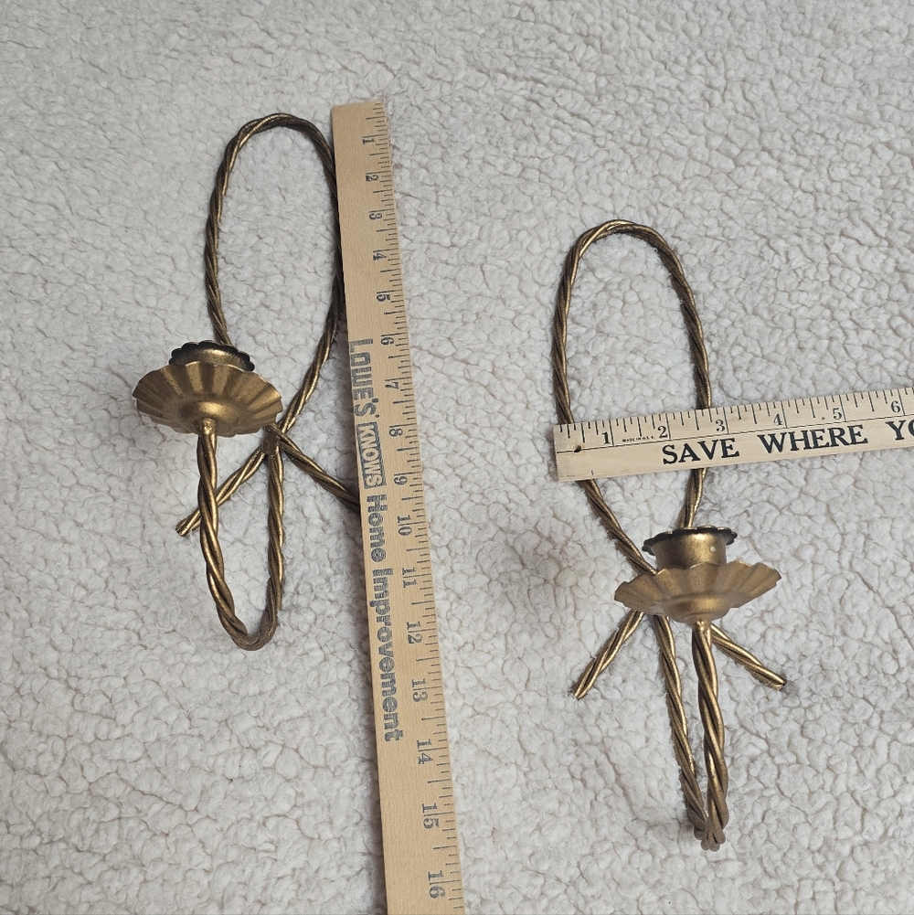Gold Sconces - Picture 2 of 3